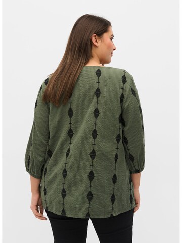 Zizzi Blouse 'XAVA' in Green