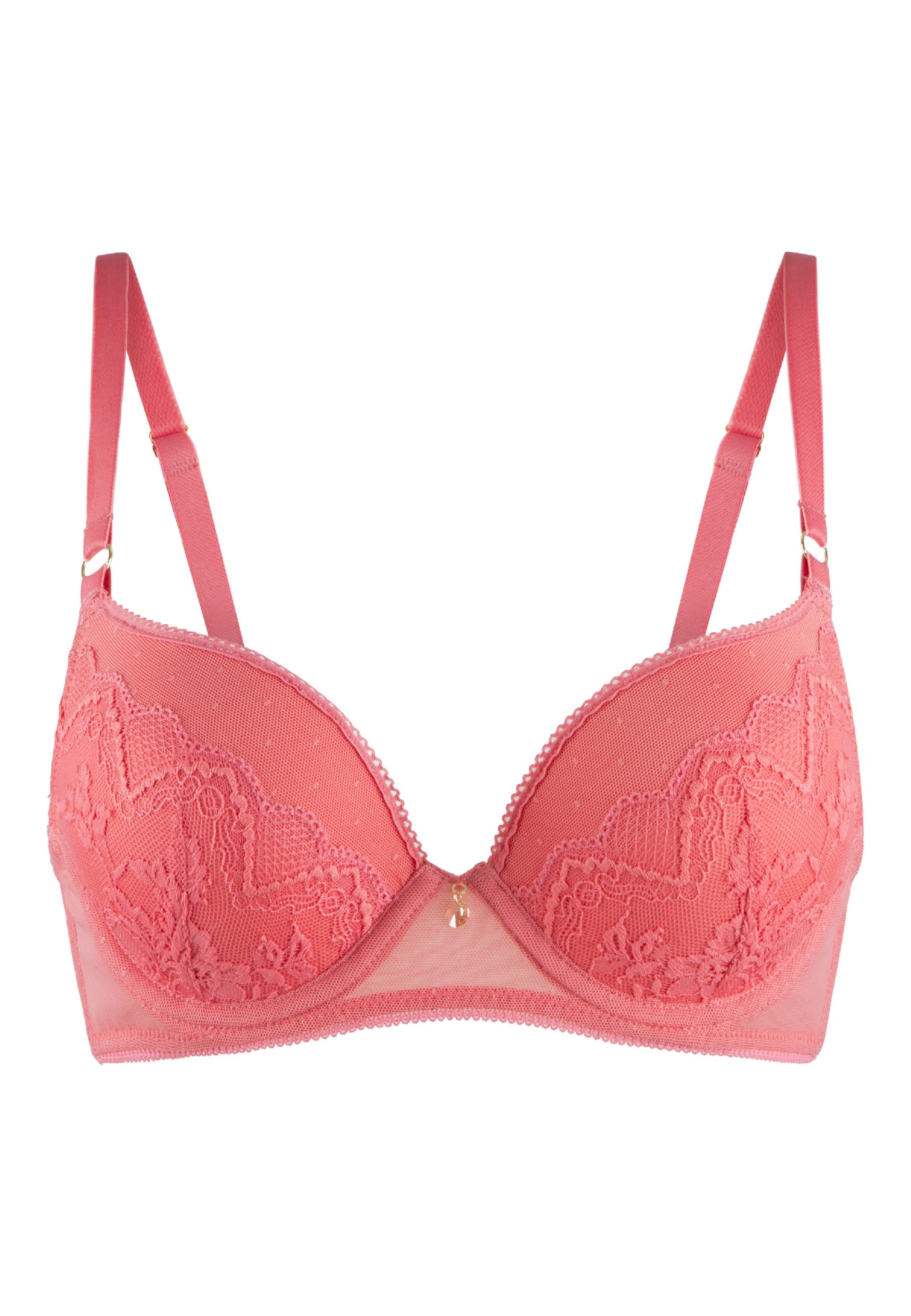 LingaDore - Push-up Sujetador en naranja: frente