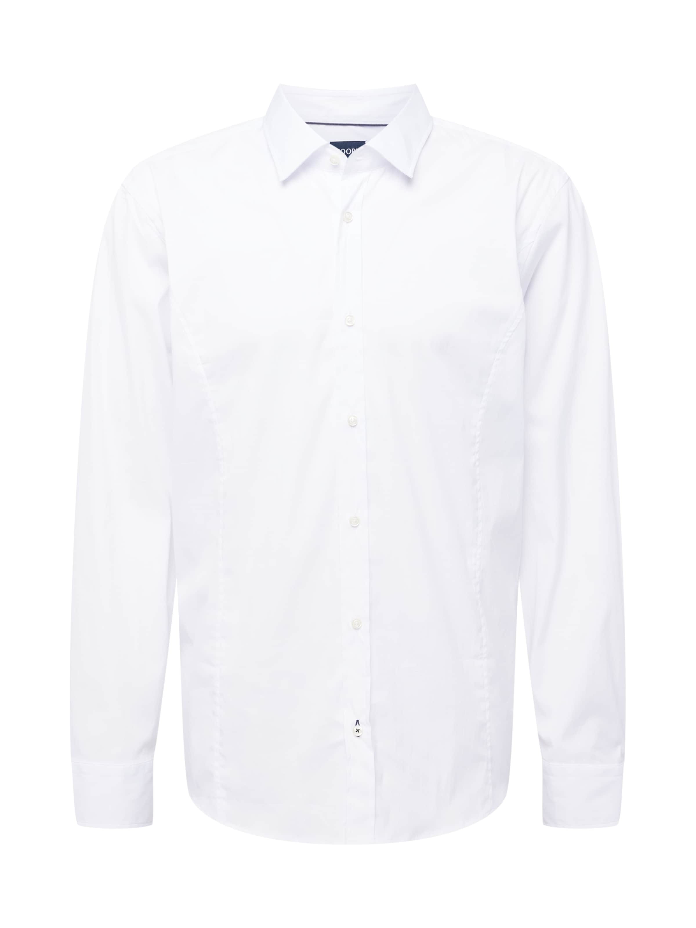 JOOP! Slim fit Overhemd 'Victor' in Wit: voorkant