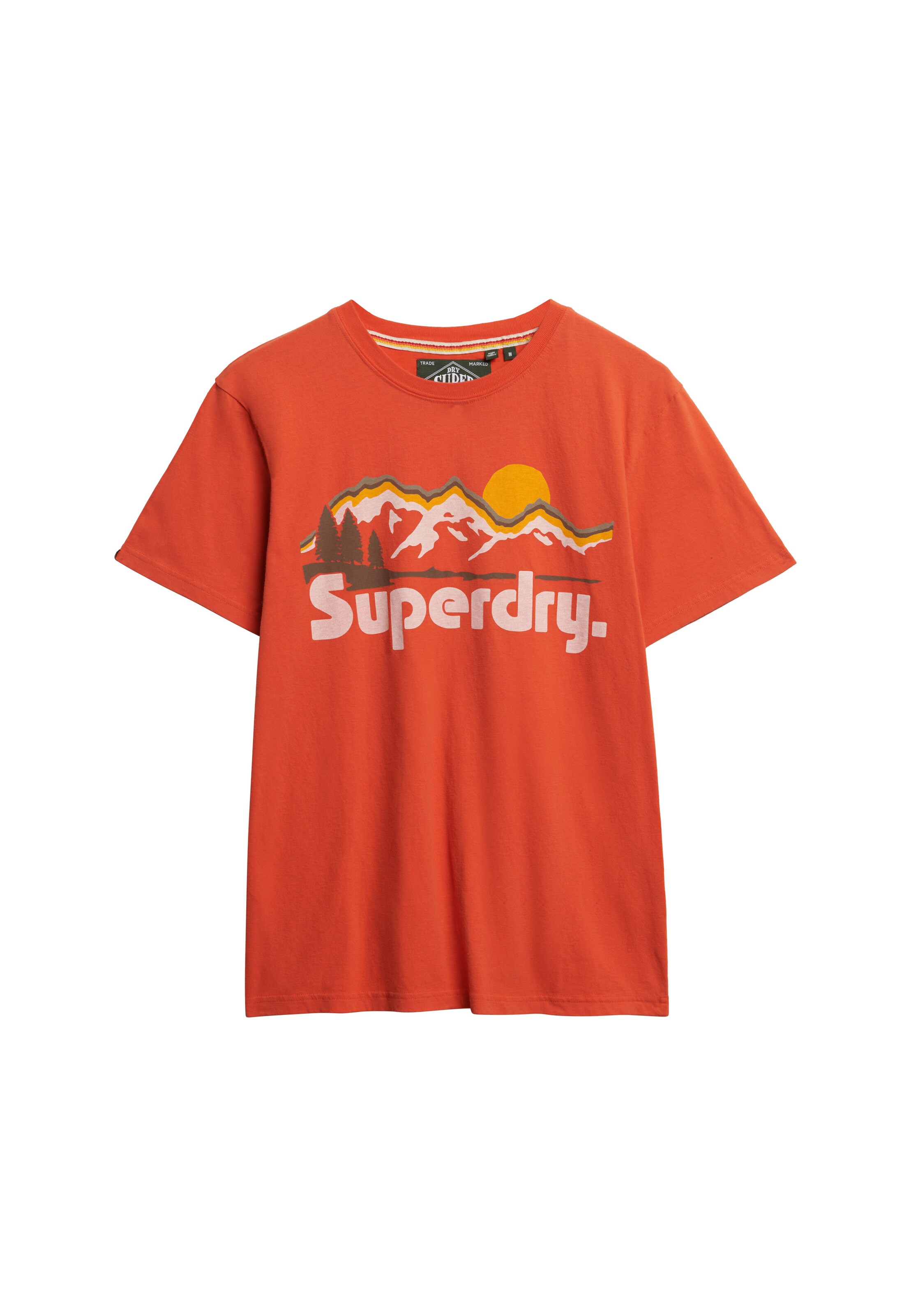T-Shirt 'Great Outdoors' Superdry & Co en rouge : devant
