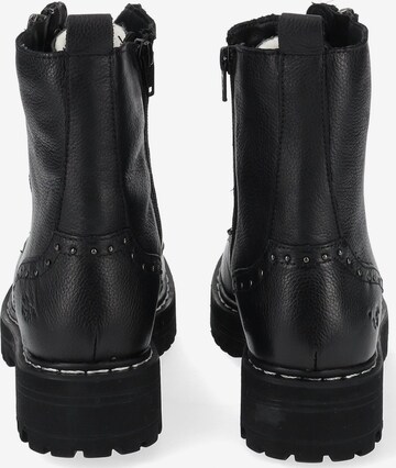 MUSTANG Lace-Up Ankle Boots in Black