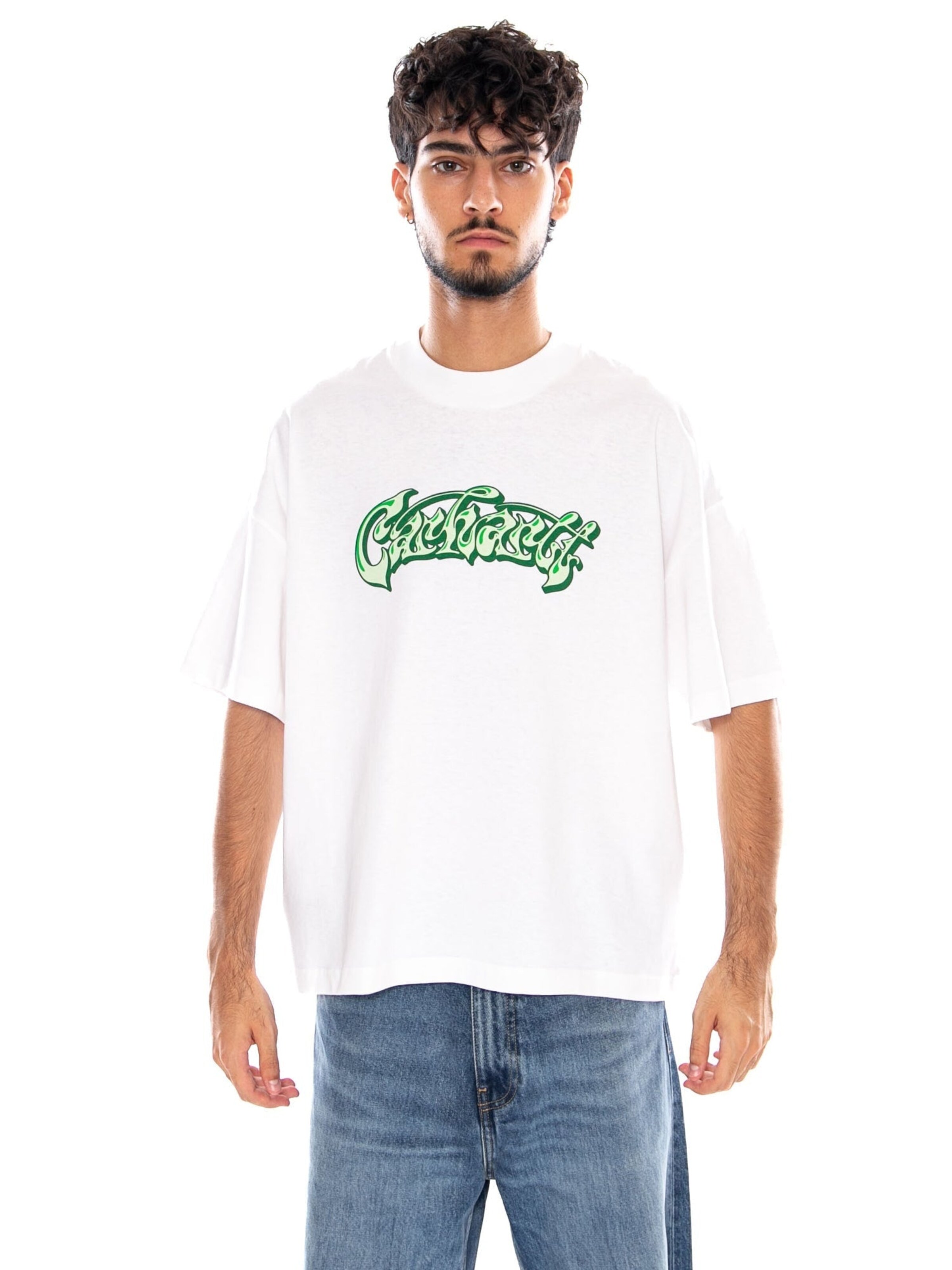 Carhartt WIP Shirt 'S/S BOOGER T-SHIRT WHITE' in White: front