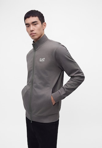 EA7 Emporio Armani Sweatjacka i grå