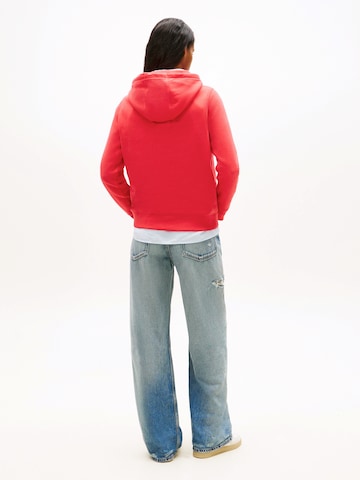 Tommy Jeans Mikina – červená