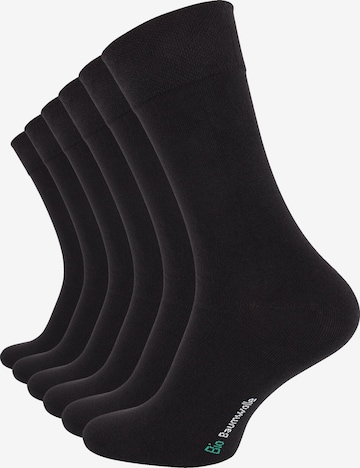 Chaussettes Vincent Creation en noir : devant