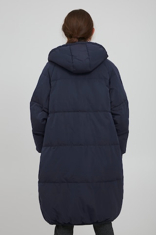 ICHI Winter Coat 'BUNALA' in Blue