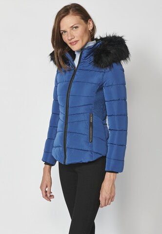 Veste d’hiver KOROSHI en bleu : devant