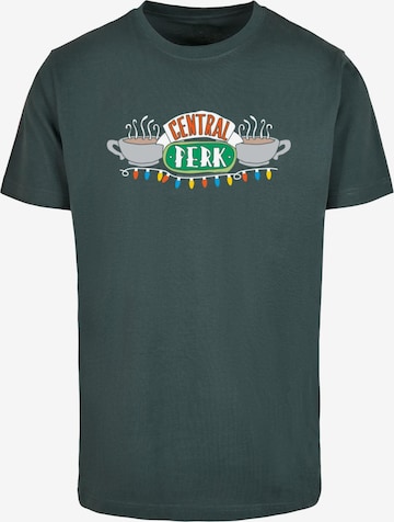 T-Shirt 'Friends - Central Perk Christmas Lights' ABSOLUTE CULT en vert : devant
