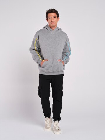 Rockupy Sweatshirt 'Peyton' in Grey
