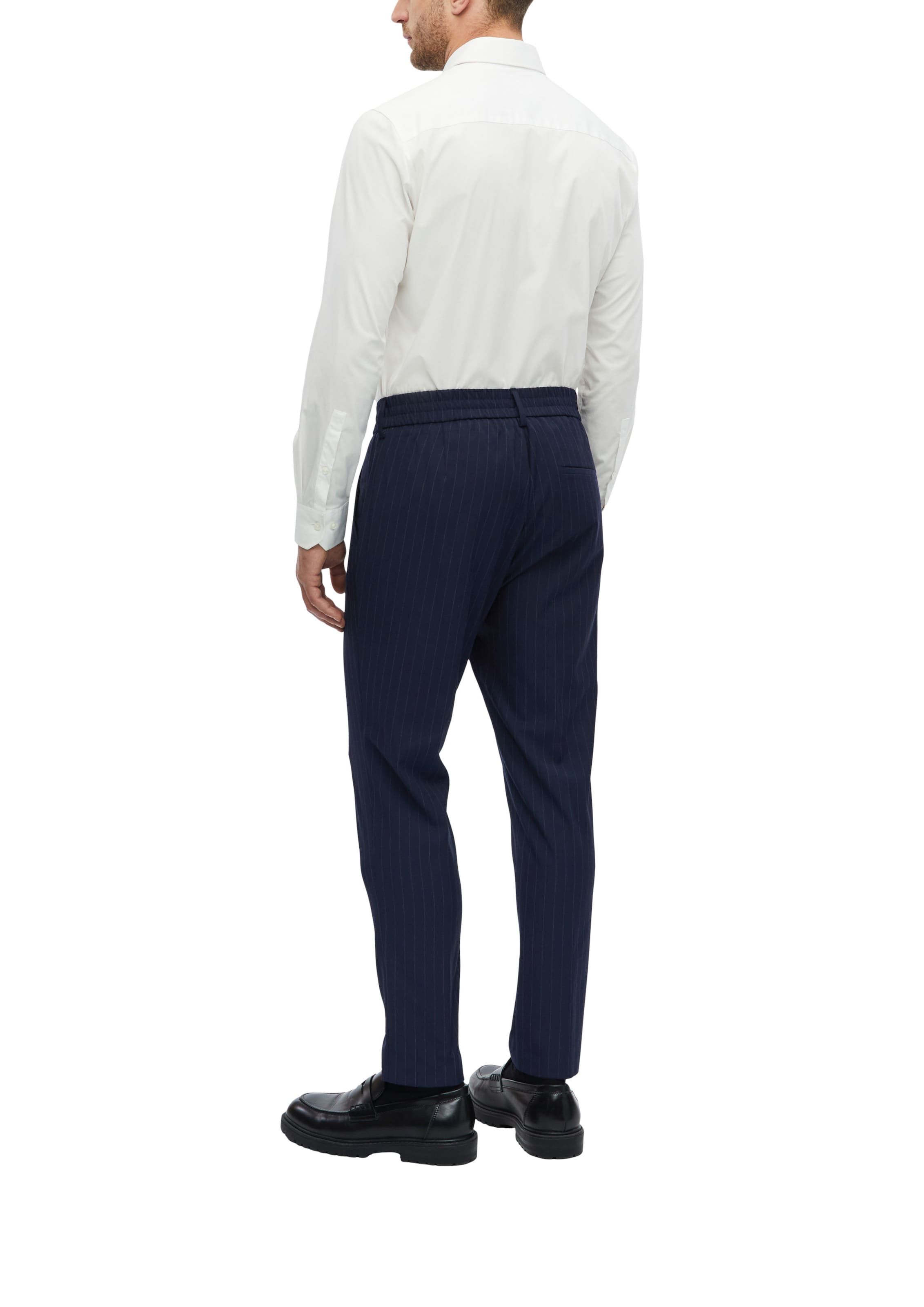s.Oliver Regular Bandplooibroek 'Pure' in Blauw