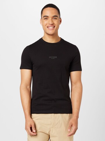 GUESS T-shirt 'Aidy' i svart: framsida