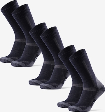 Chaussettes de sport 'Classic Hiking Crew' DANISH ENDURANCE en bleu : devant