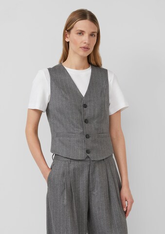 s.Oliver Gilet in Grijs: voorkant