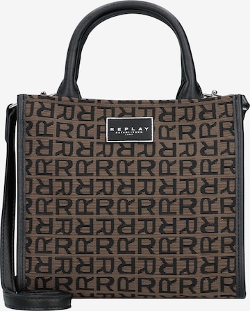 REPLAY Handbag in Brown: front