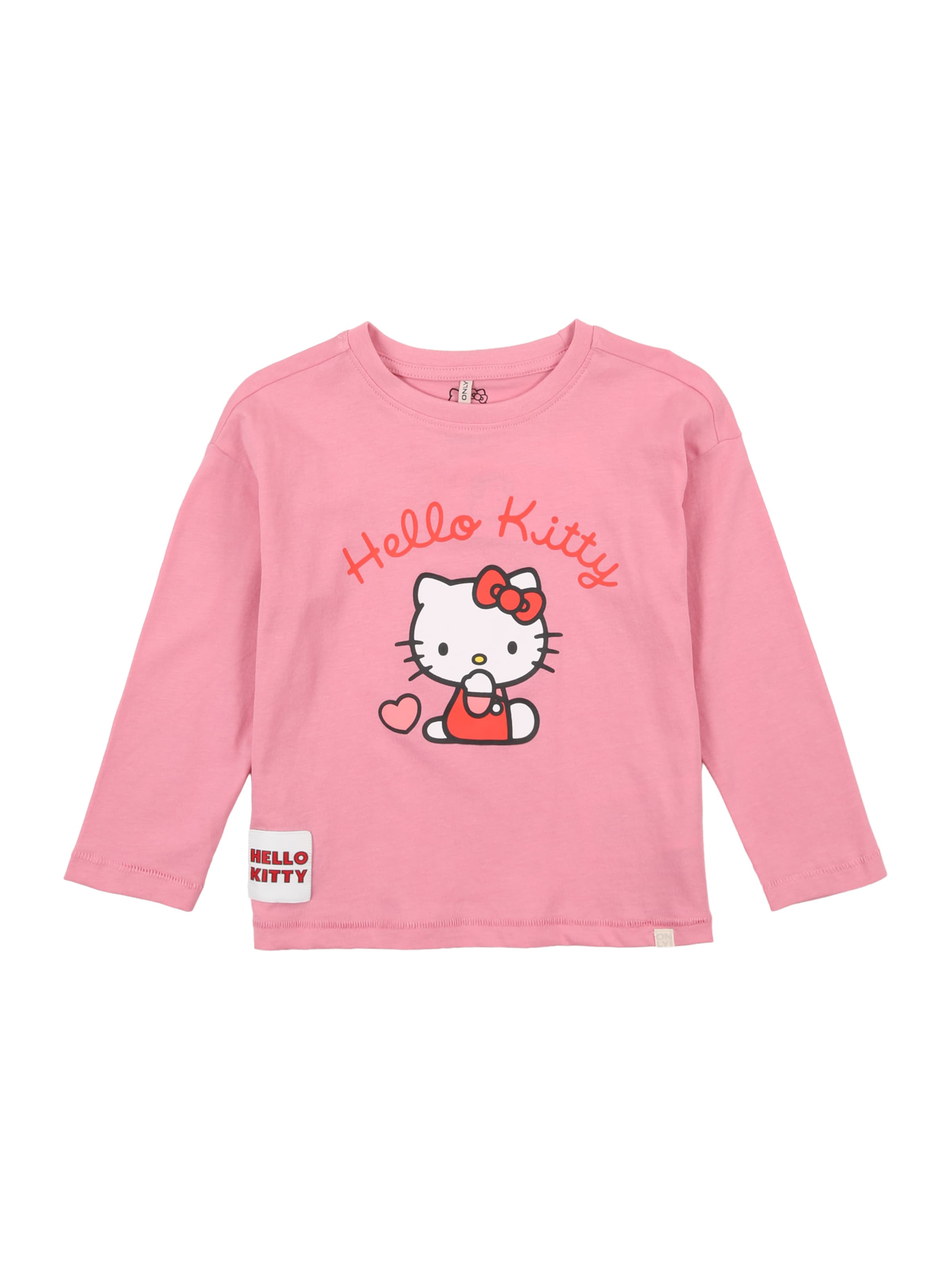 Only Mini T-shirt 'KMGHELLO' i rosa: framsida