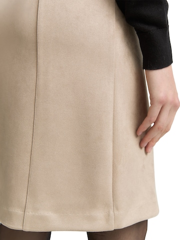 TOM TAILOR Skirt in Beige