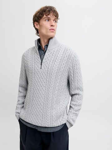 Pull-over 'JPRBLUSean' JACK & JONES en gris