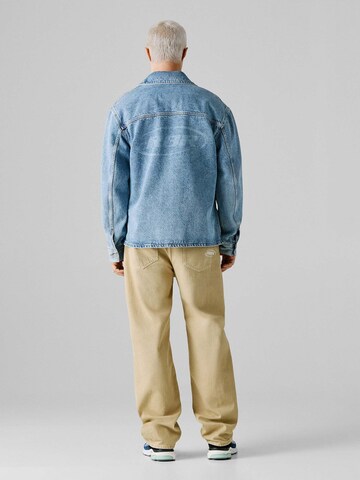 Red Bull Racing x Pepe Jeans Regular fit Button Up Shirt in Blue