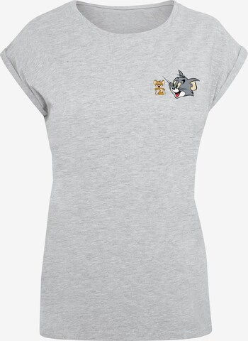T-shirt 'Tom And Jerry - Classic Heads' ABSOLUTE CULT en gris : devant