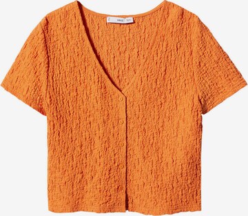 MANGO Bluse 'FIDELA' i orange: forside