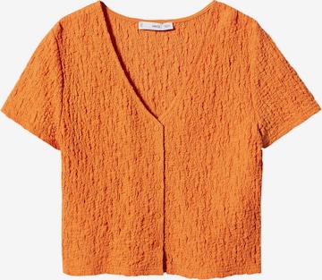 MANGO Bluse 'FIDELA' i orange: forside