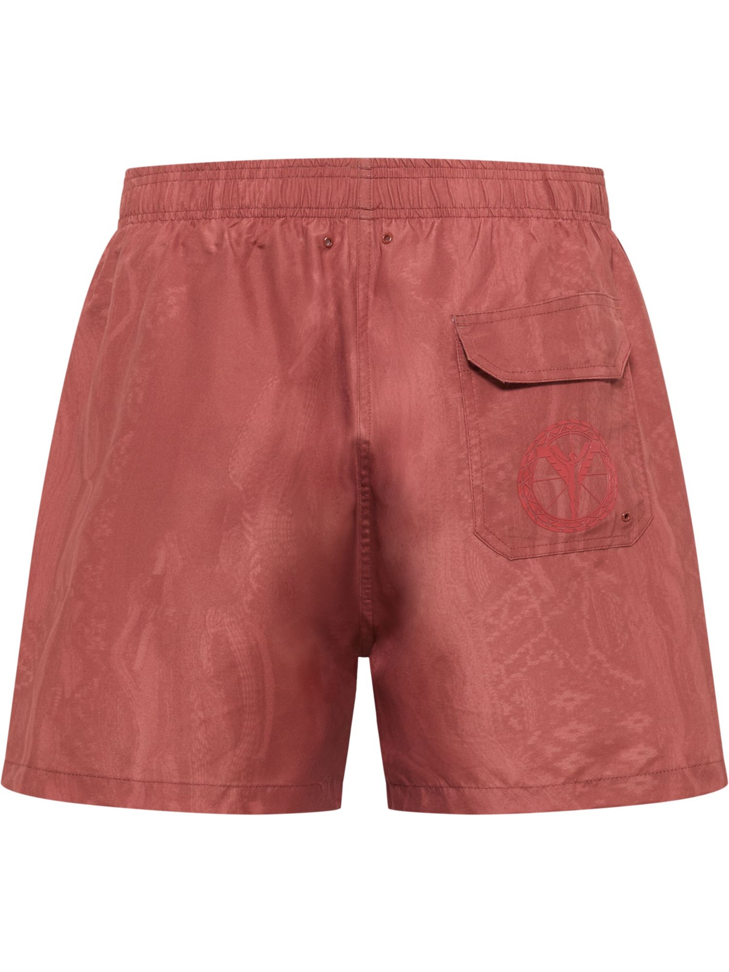 Carlo Colucci Badeshorts 'Fedel' in Rot