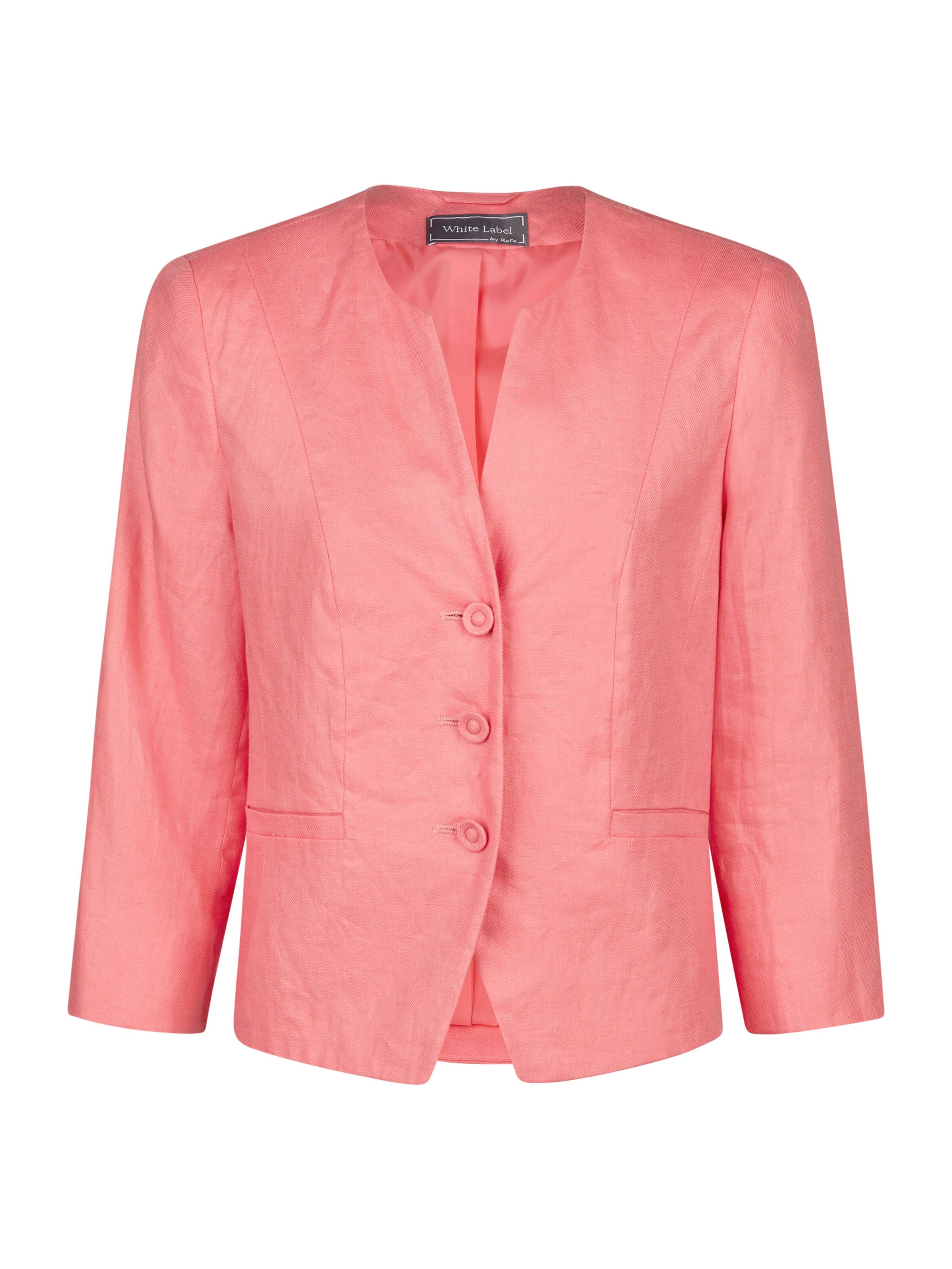 Blazer White Label en rose : devant