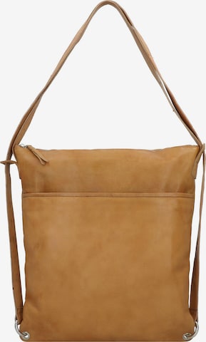 Borsa a spalla di Taschendieb Wien in marrone: frontale