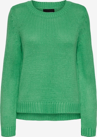 PIECES Sweater in Green: front