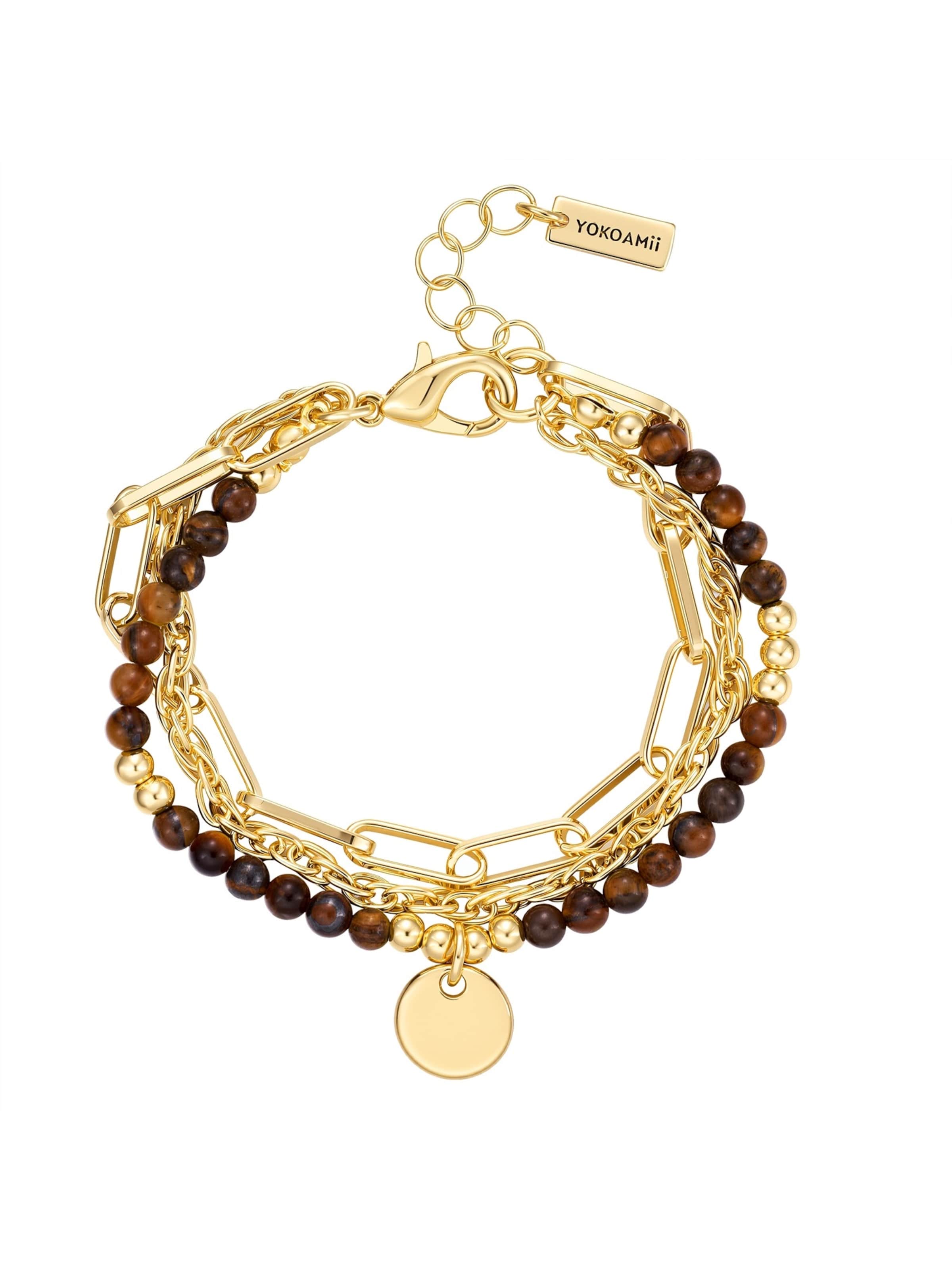Yokoamii Armband in Gold: Vorderseite