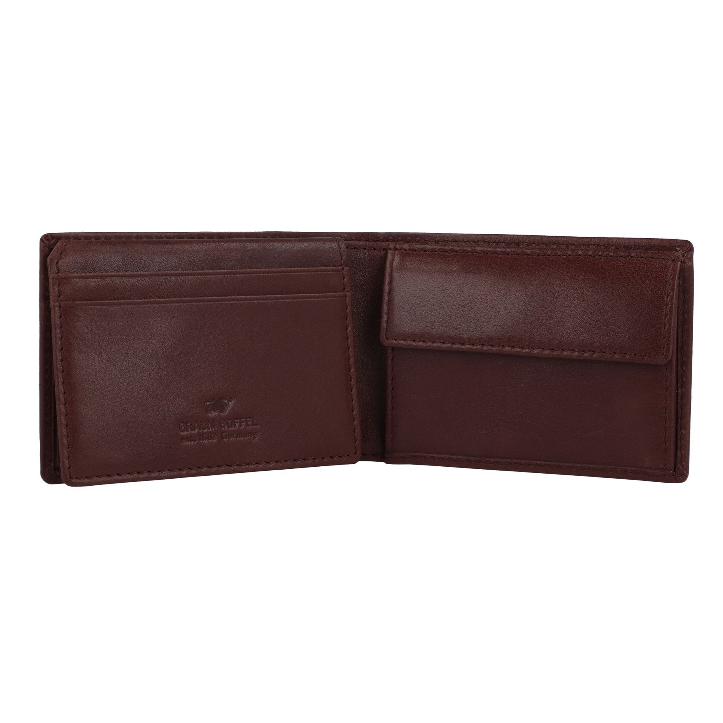 Portamonete 'Arezzo' di Braun Büffel in marrone