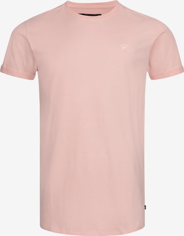 INDICODE JEANS Shirt ' Kloge ' in Roze: voorkant