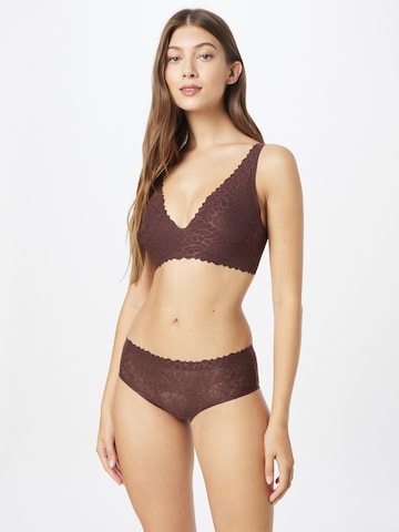 SLOGGI Truse 'Zero Feel Lace 2.0' i brun