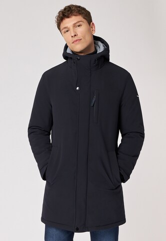 ROY ROBSON Winter Coat in Blue: front