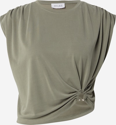 MYLAVIE by Sarah Harrison Top en verde, Vista del producto