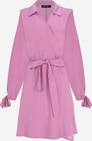 FRESHLIONS Shirt dress 'Joana' in Pink: front