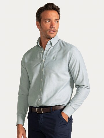 Williot - Ajuste regular Camisa 'Paulina' en verde