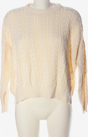 24COLOURS Sweater & Cardigan in XS in Beige: front