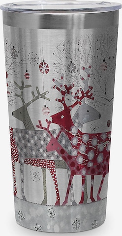 ppd Thermos 'Scandic Christmas' in Red: front