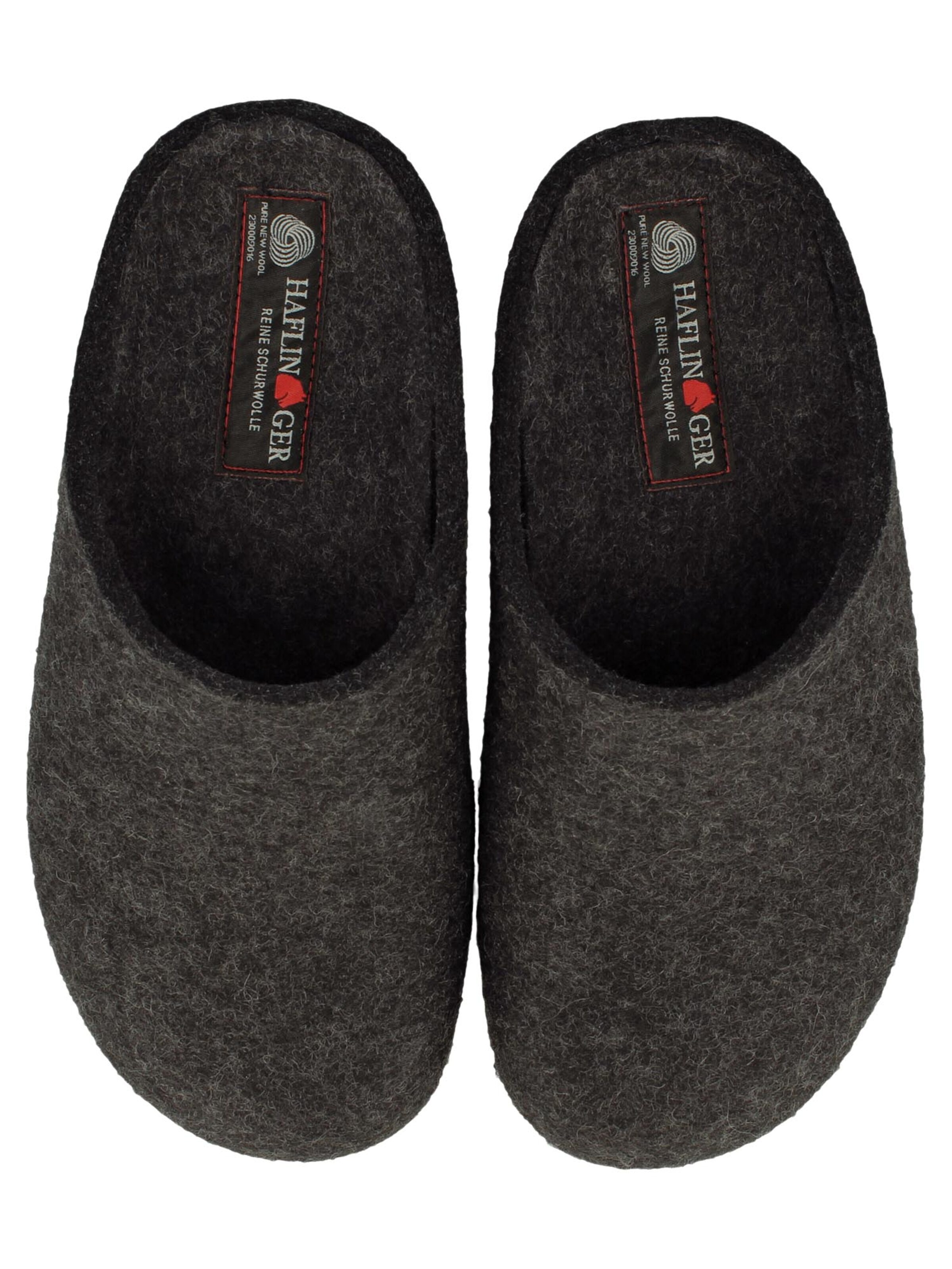 HAFLINGER Slippers 'Grizzly Michl' in Grey