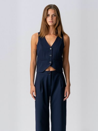 TEESHOPPEN Vest ' Natalie ' in L in navy, Produktansicht