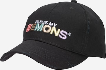 Cappello da baseball 'CAVUM' di Bless my Demons exclusive for ABOUT YOU in nero: frontale