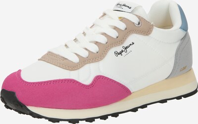 Sneaker bassa 'NATCH' Pepe Jeans di colore beige scuro / blu / grigio / fucsia, Visualizzazione prodotti