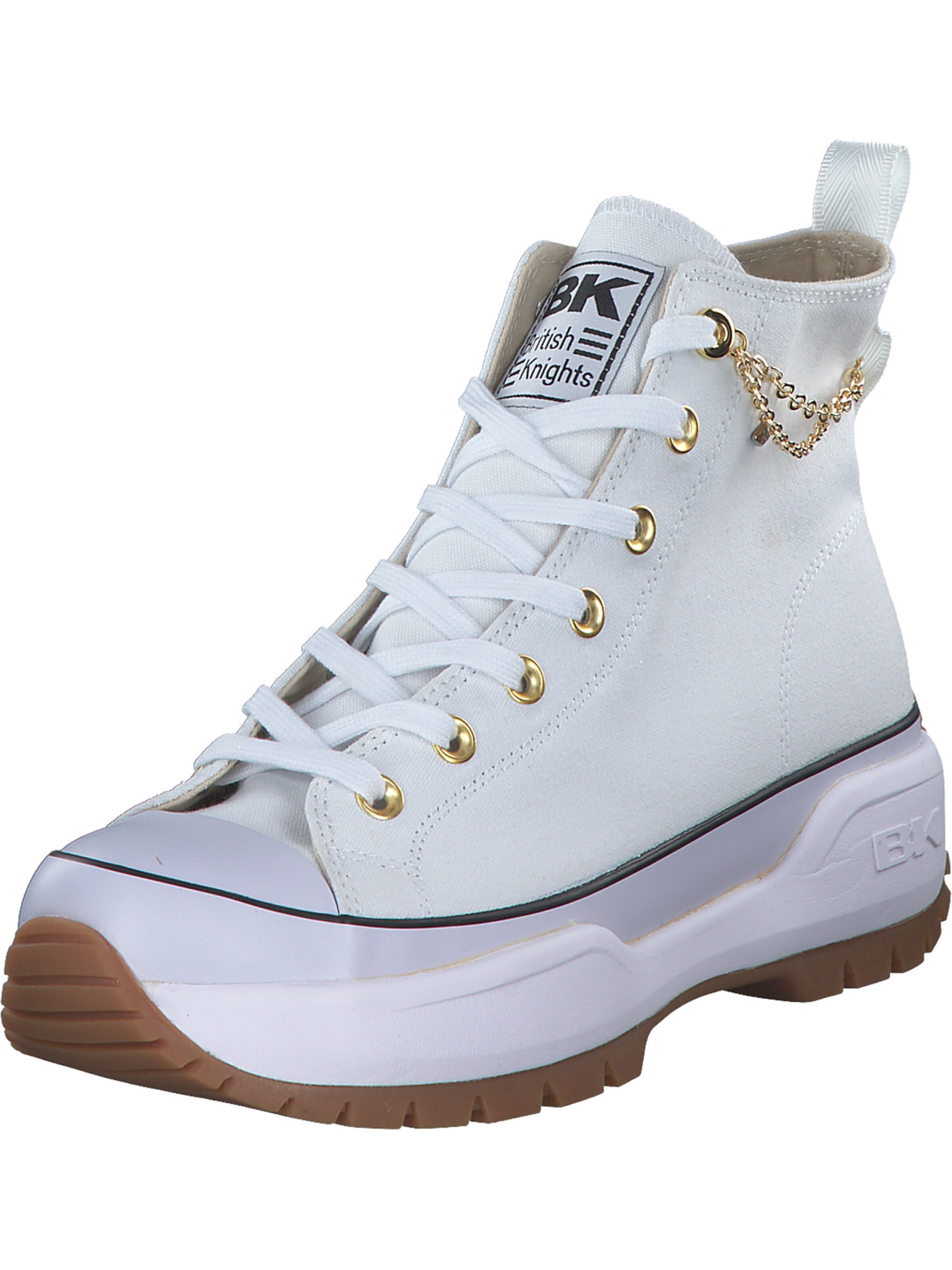 BRITISH KNIGHTS High-Top Sneakers 'Kaya Mid B53' in White: front