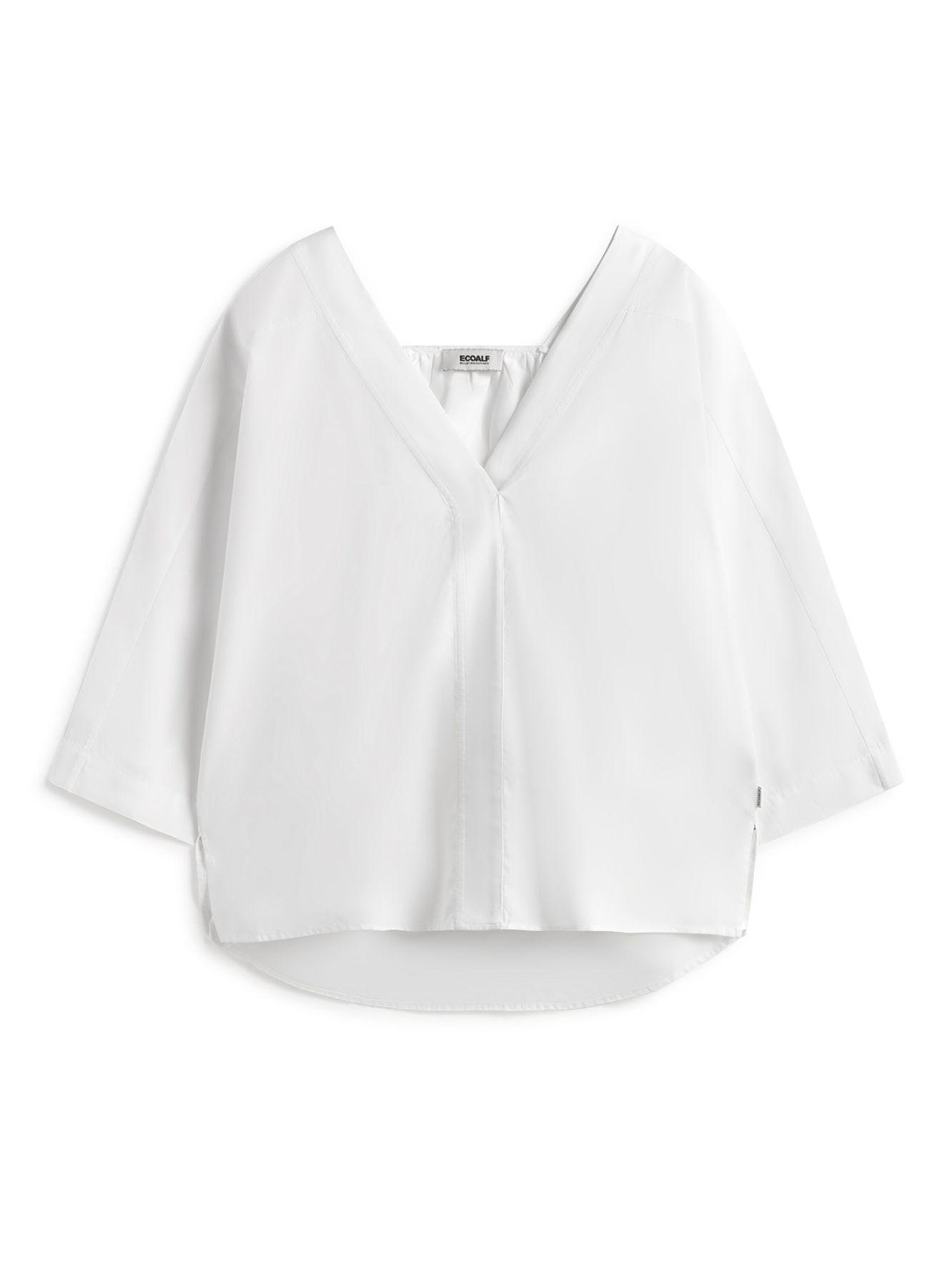 ECOALF Bluse 'PIA'‌‌‌‌‌‌‌‌ in Weiß: Vorderseite