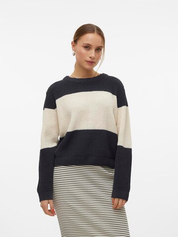 VERO MODA Pulóver 'VMAGATE' - fekete: elől