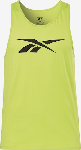 Reebok Sport Funktsionaalne särk 'Vector', värv kollane: eest vaates