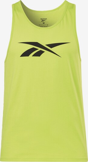 Reebok Sport Funktionsshirt 'Vector' in limone / schwarz, Produktansicht
