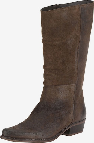 Bottes de cowboy FELMINI en marron : devant