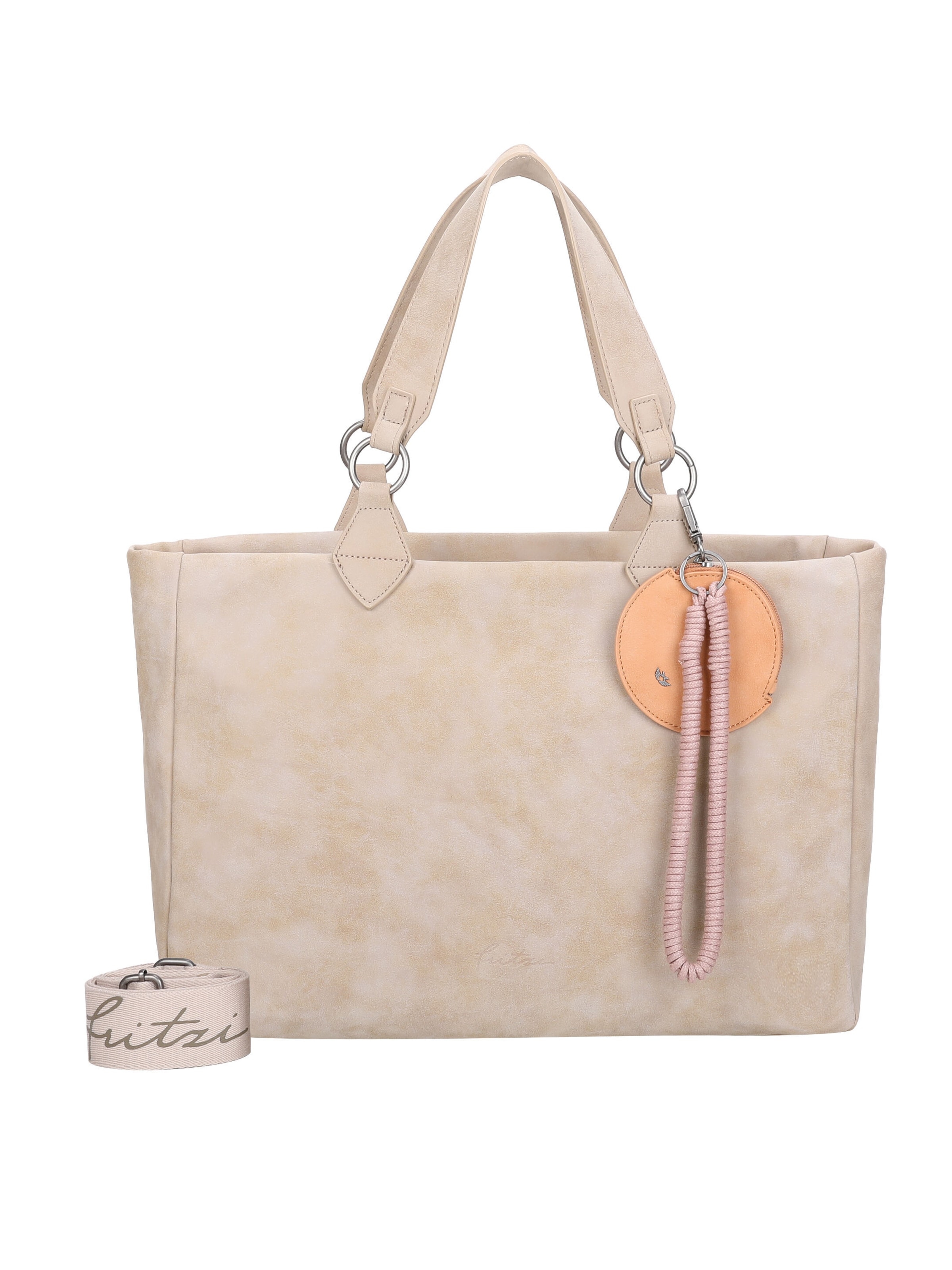 Fritzi aus Preußen Shopper 'Izzy Vintage' in Beige: voorkant
